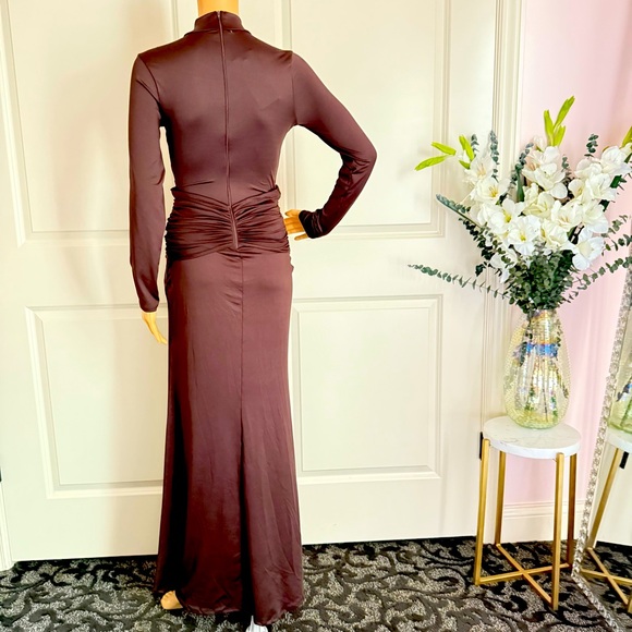New Akira THE BEST ONE YET BROWN MAXI DRESS - Picture 15 of 17